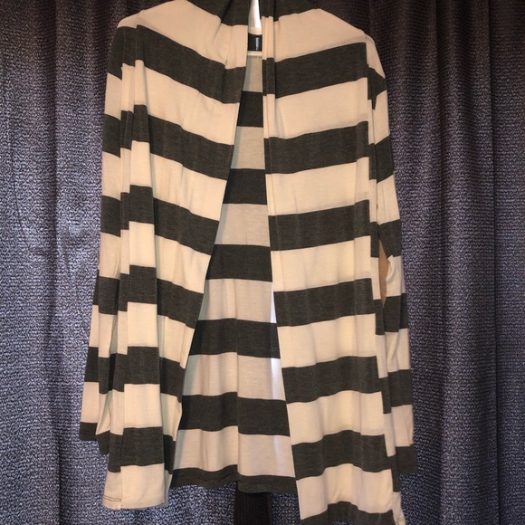 Honey Punch Sweaters - Super soft and stretchy striped cardigan